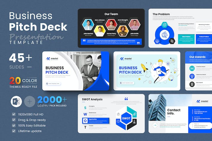 商务融资路演演讲PPT模板 - PPT派