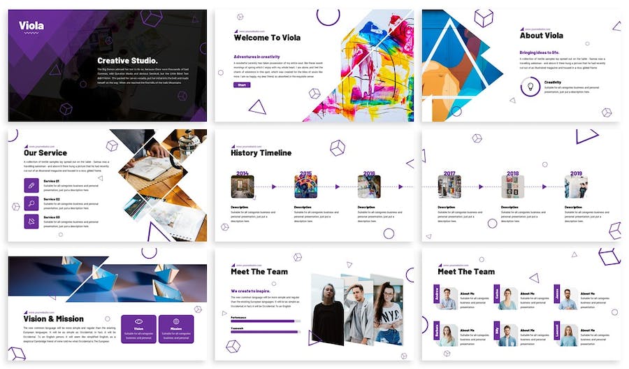 创意设计商业演讲方案PPT模板 - PPT派