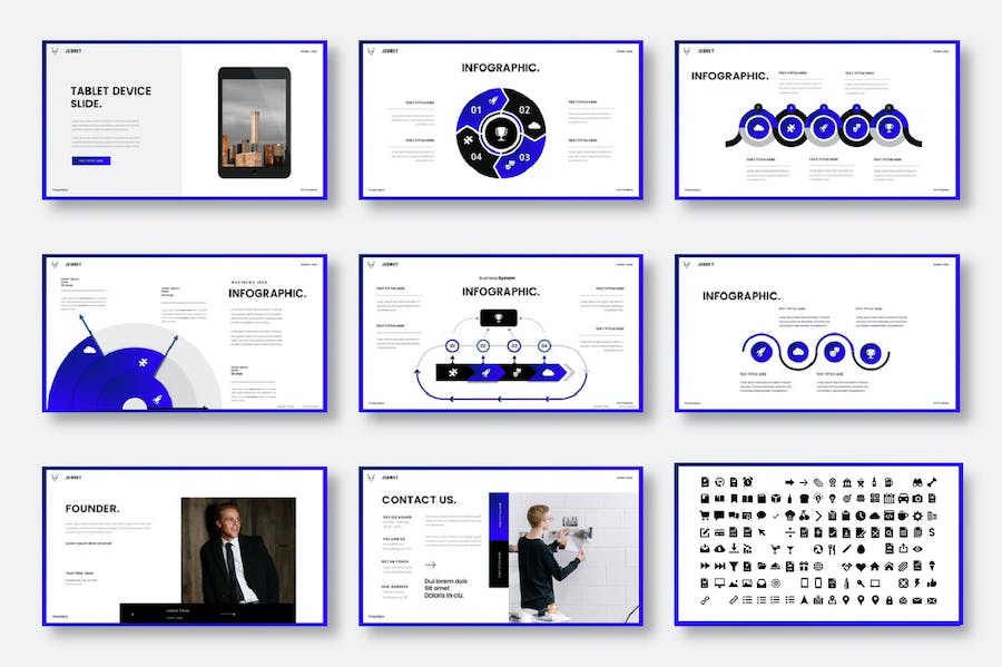 商务企业品牌建设讲述Keynote模板 - PPT派