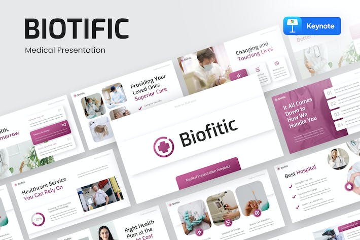 生物科学医学研究学术讲座Keynote模板 - PPT派