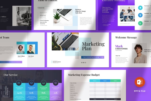 营销计划推广宣传PPT模板 - PPT派