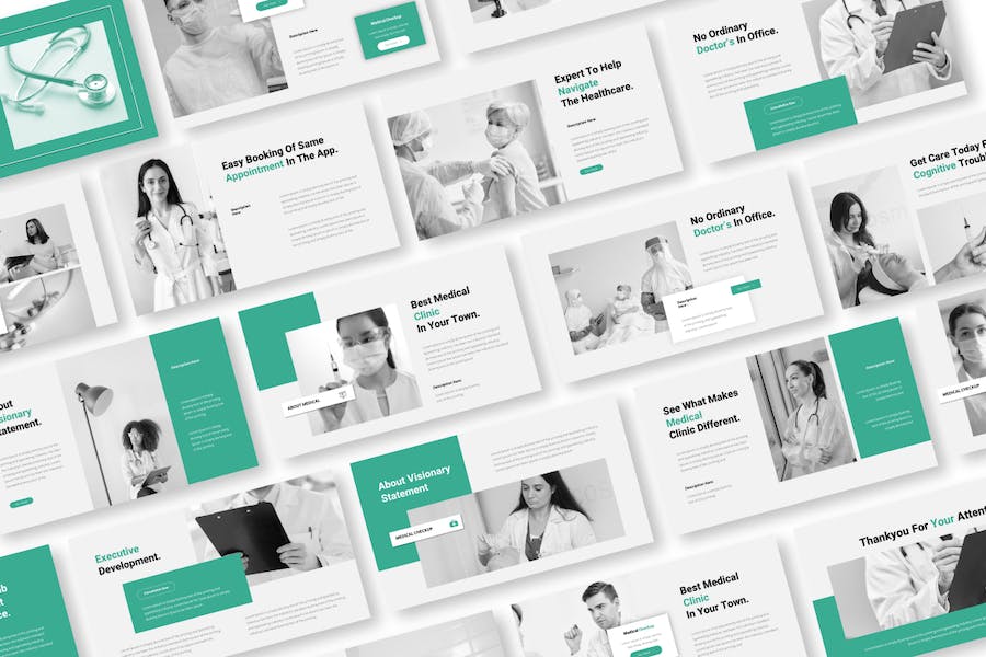 医疗体检健康检查方案PPT模板 - PPT派