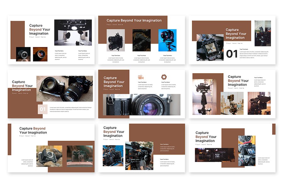 商务风格展示PPT模板 - PPT派