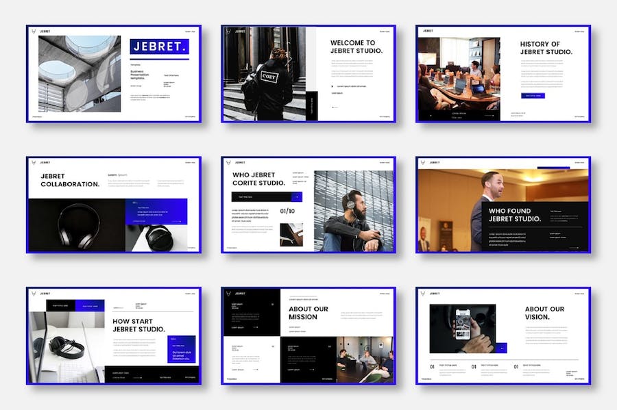 商务企业品牌建设讲述Keynote模板 - PPT派