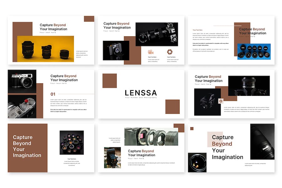 商务风格展示PPT模板 - PPT派