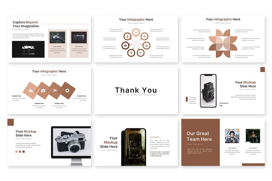 商务风格展示PPT模板 - PPT派