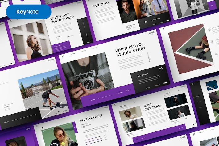 商务领域主题演讲Keynote模板 - PPT派