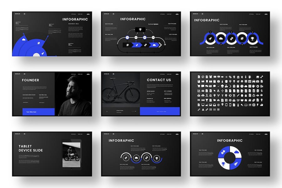商务团队管理协作方案PPT模板 - PPT派