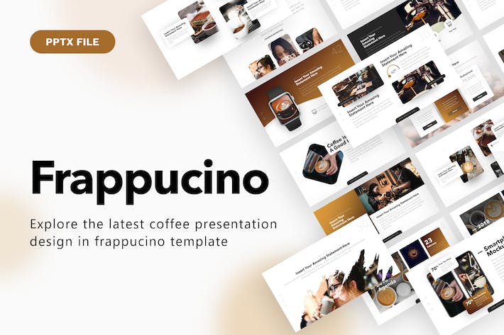 Frappucino-coffee-powerpoint-presentation-template- PPT派