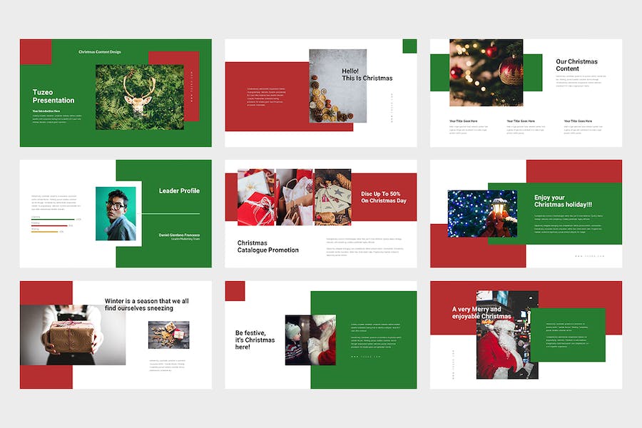圣诞节活动促销策划营销方案PPT模板 - PPT派