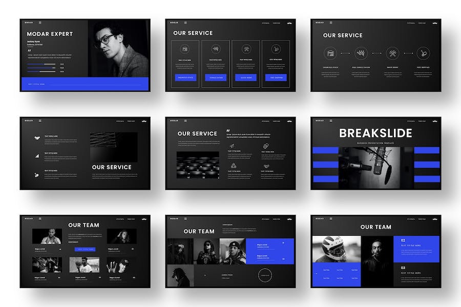 商务团队管理协作方案PPT模板 - PPT派