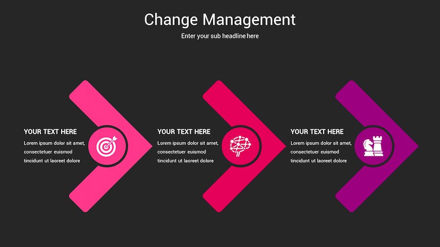 变更管理深色主题Keynote模板 - PPT派
