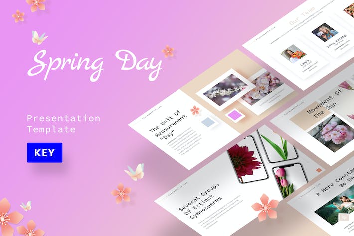 春日春季户外活动策划宣传Keynote模板 - PPT派