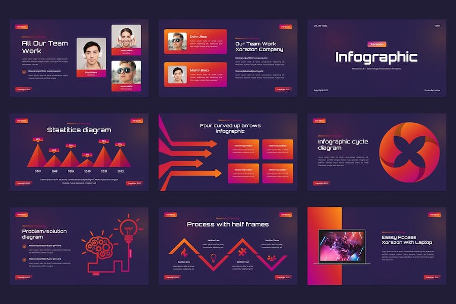 元宇宙虚拟技术应用讲述Keynote模板 - PPT派