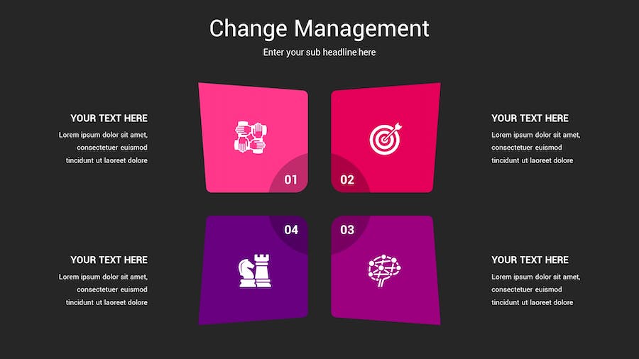 变更管理深色主题Keynote模板 - PPT派