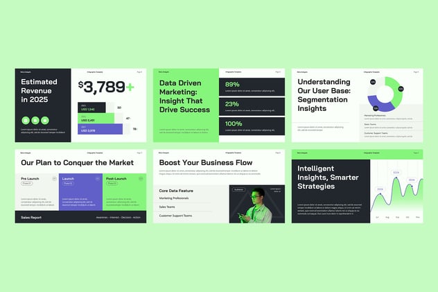 数据分析统计报告展示PPT模板 - PPT派