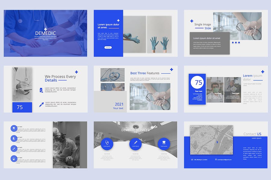 医药医学研究报告展示PPT模板 - PPT派