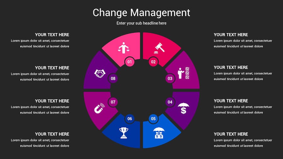 变更管理深色主题Keynote模板 - PPT派