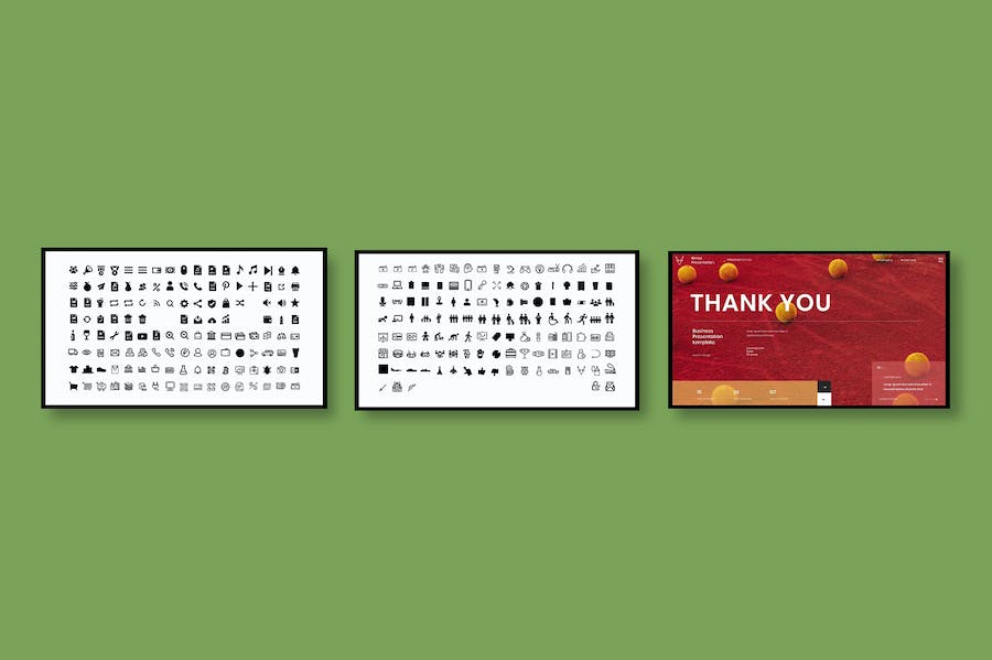 多彩图片展示商务提案Keynote模板 - PPT派