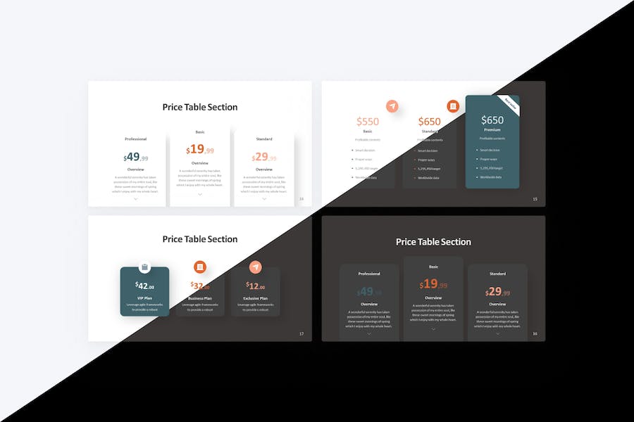 Digic-price-table-infographic-keynote-template - PPT派