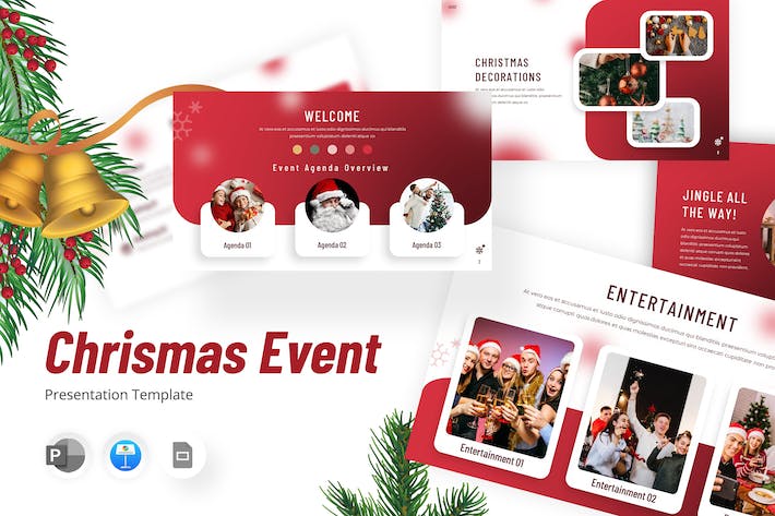 圣诞节活动庆祝策划方案Keynote模板 - PPT派