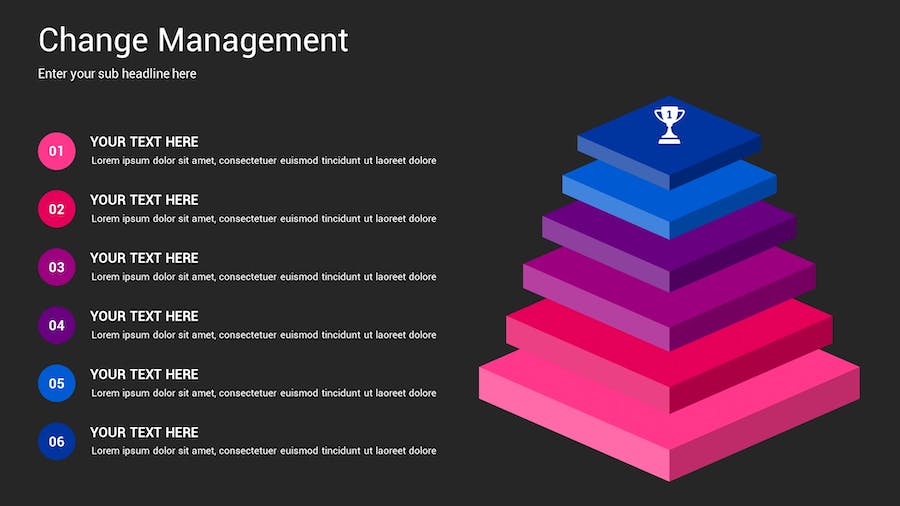 变更管理深色主题Keynote模板 - PPT派