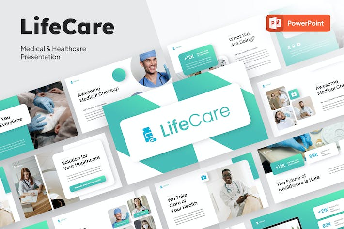 生活护理医疗健康方案PPT模板 - PPT派