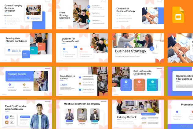 业务战略规划方案执行PPT模板 - PPT派