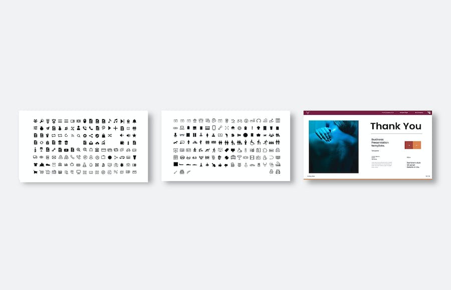 多彩创意商务企业品牌形象展示PPT模板 - PPT派