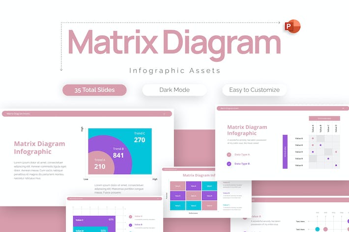 Matrix-diagram-professional-powerpoint-template- PPT派