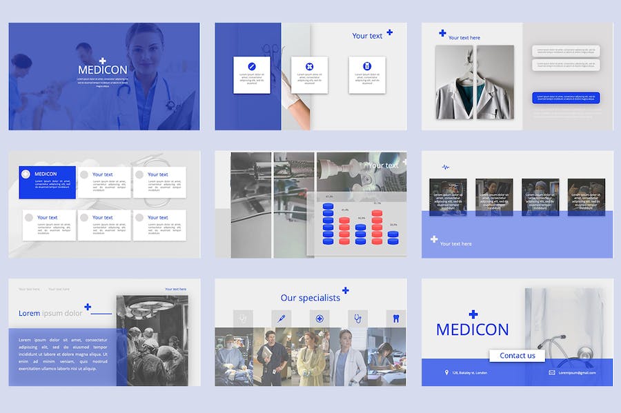 医药医学研究报告展示PPT模板 - PPT派
