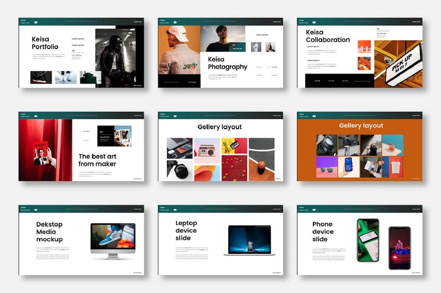 商务品牌形象展示推介Keynote模板 - PPT派