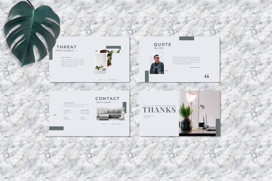 极简创意商业提案路演Keynote模板 - PPT派