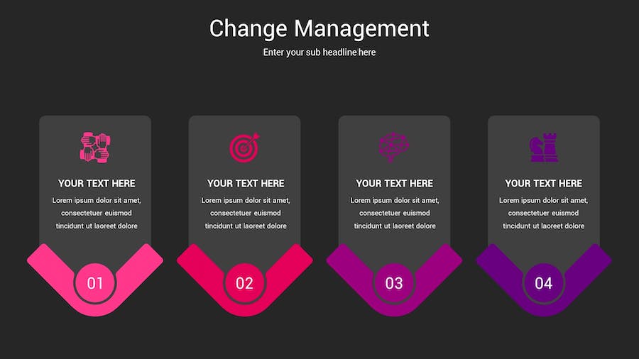 变更管理深色主题Keynote模板 - PPT派