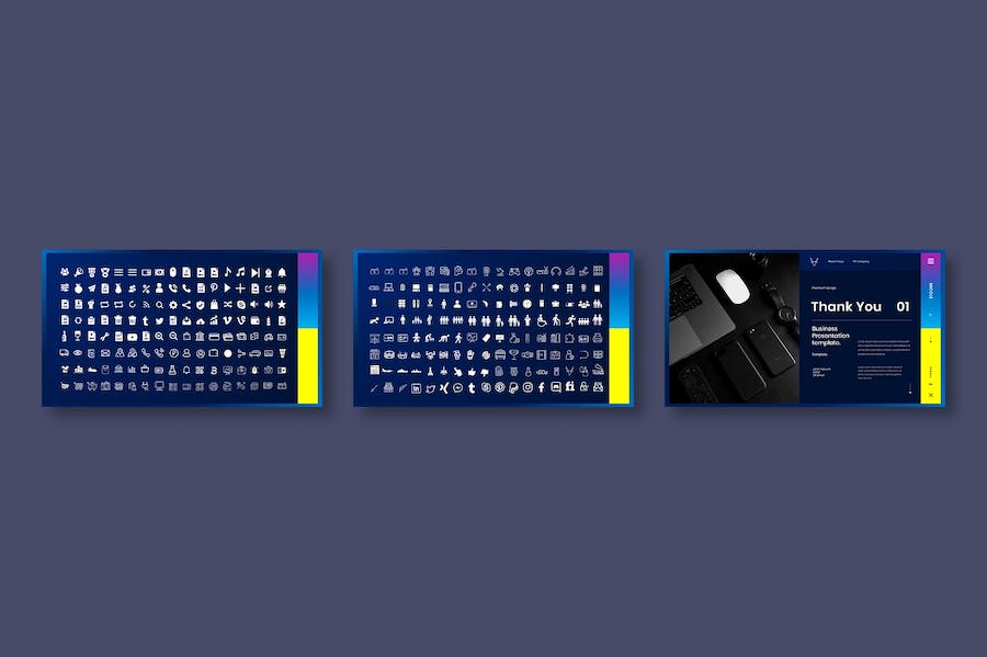 商务企业品牌形象展示PPT模板 - PPT派