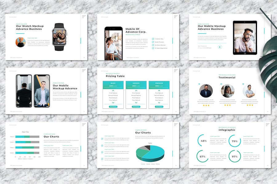 高端商务企业品牌推介方案PPT模板 - PPT派