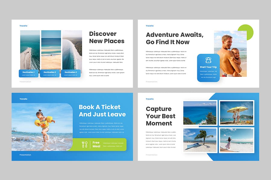 旅游代理服务讲述展示Keynote模板 - PPT派