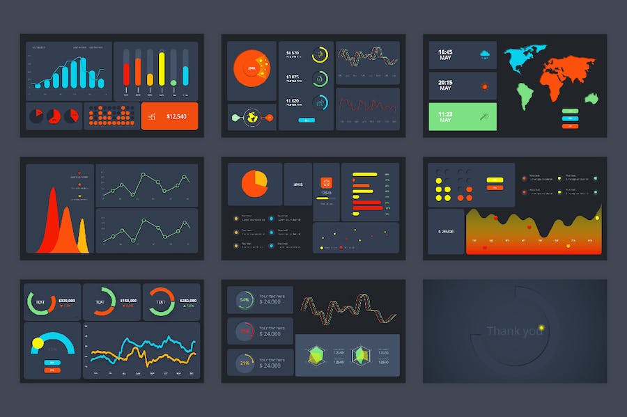 企业运营KPI数据分析报告展示PPT模板 - PPT派