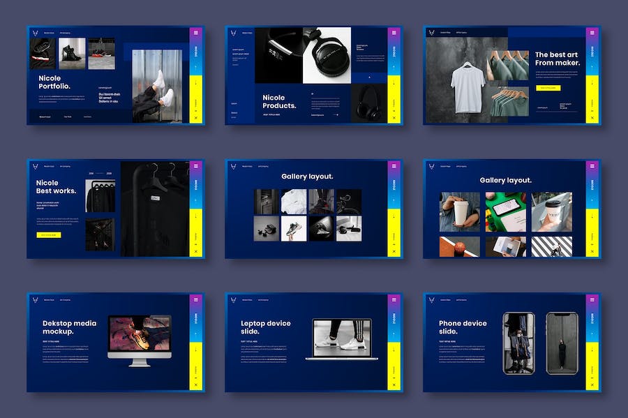 商务企业品牌形象展示PPT模板 - PPT派