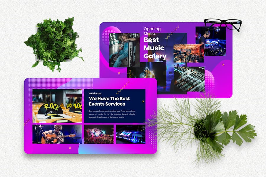 音乐工业产业发展讲述Keynote模板 - PPT派