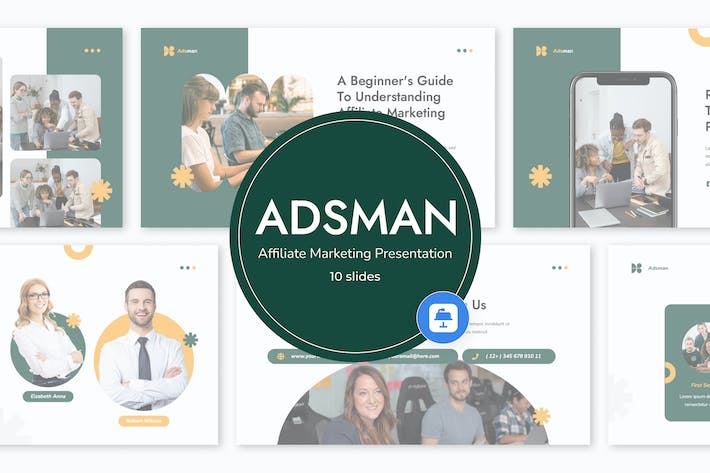 绿色系联盟营销Keynote演示文稿 - PPT派