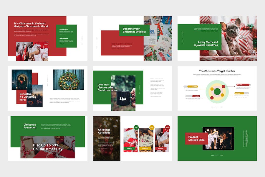圣诞节活动促销策划营销方案PPT模板 - PPT派
