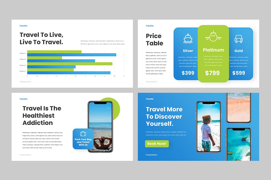 旅游代理服务讲述展示Keynote模板 - PPT派