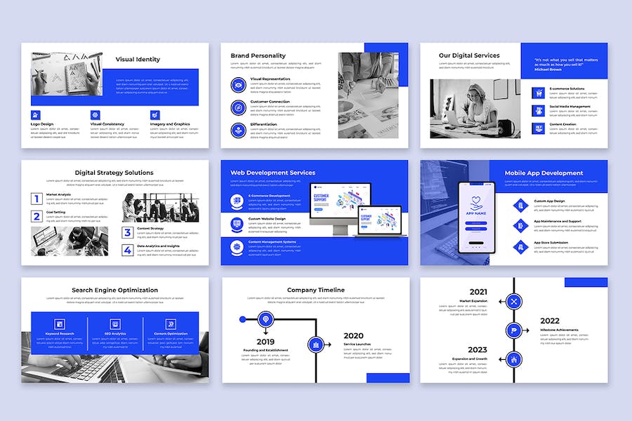 商务演讲展示设计方案PPT模板 - PPT派