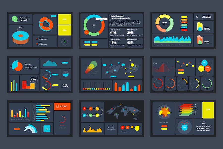 企业运营KPI数据分析报告展示PPT模板 - PPT派