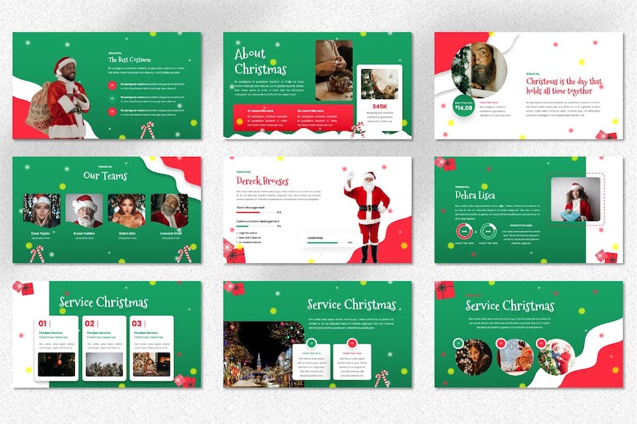 圣诞老人主题演讲方案Keynote模板 Retry - PPT派