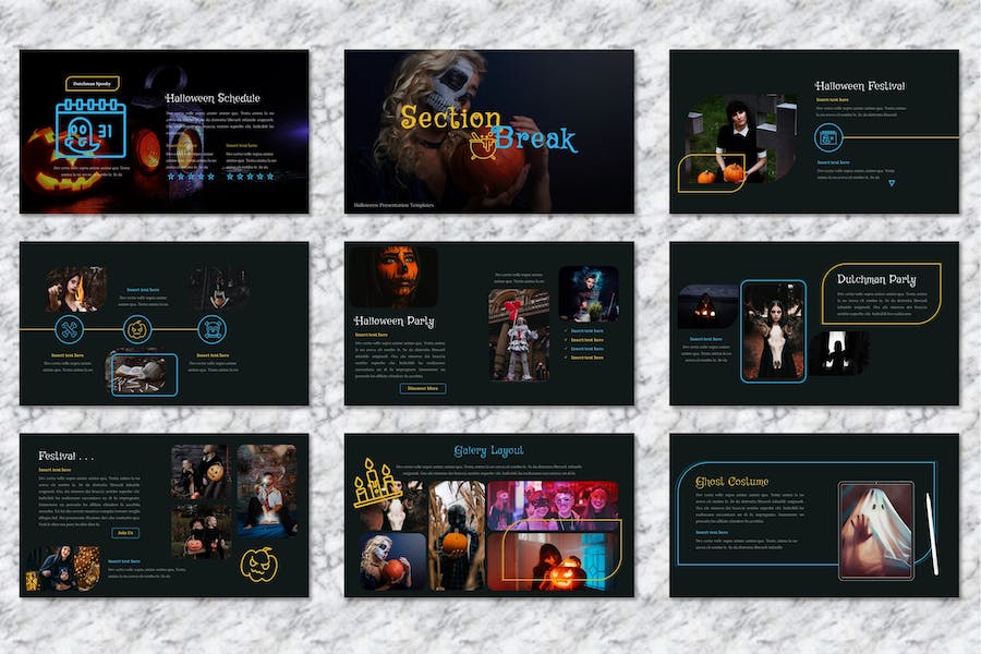 万圣节主题活动策划方案Keynote模板 - PPT派