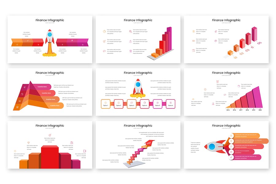金融数据分析可视化展示PPT模板 - PPT派