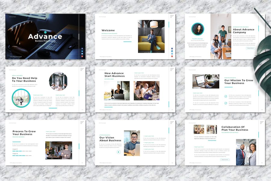 高端商务企业品牌推介方案PPT模板 - PPT派