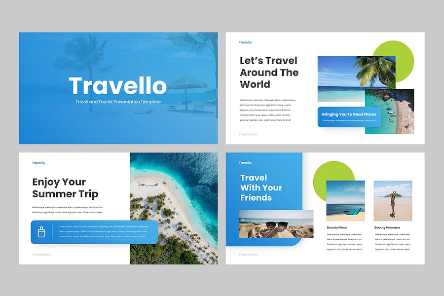 旅游代理服务讲述展示Keynote模板 - PPT派